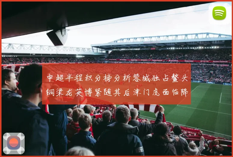 中超半程积分榜分析蓉城独占鳌头铜梁龙英博紧随其后津门虎面临降级危机